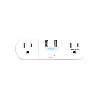 Emerson SmartVoice 4-in-1 Wall Plug, Offline 30+ Voice Control Commands by Emerson