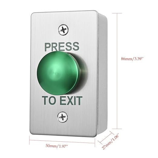 Push to Exit Button for Door Access Control Big Press Button Waterproof - Image 8