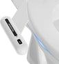 Ultra-Slim Bidet Attachment for Toilet, Non-Electric Dual Nozzle, Adjustable by Huttdmel