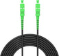 Jeirdus 100M SC/APC to SC/APC Outdoor Armored Simplex SM Fiber Optic Cable by Jeirdus
