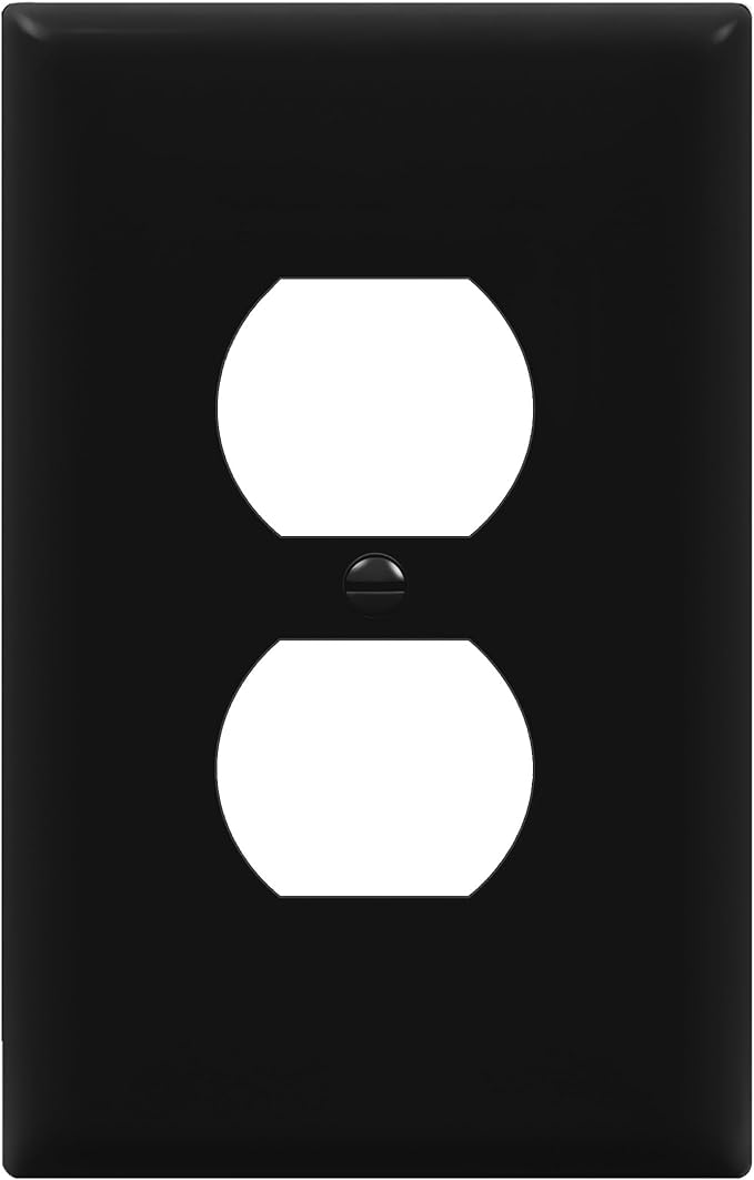 ENERLITES Duplex Receptacle Outlet Wall Plate, Electrical Outlet Cover by Enerlites