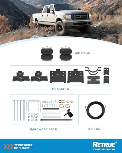 RETRUE Rear Air Bags Suspension Kit for 2004-2008 Ford F150
