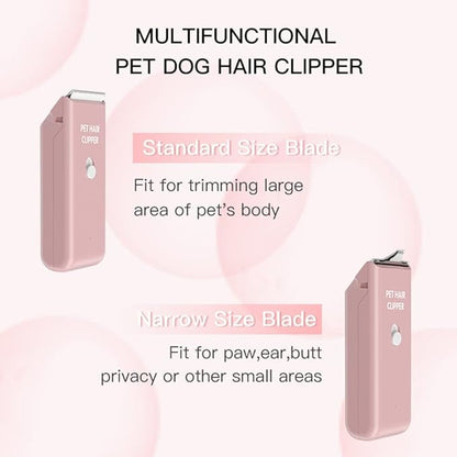 Feet Hair Trimmer, Dog Clippers, Quiet Washable USB Rechargeable Cordless Dog - Image 6