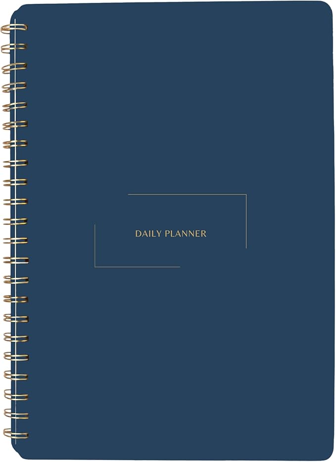Undated Daily Planner | 8.25” x 11.75” To Do List Notebook | Work Productivity - Image 2