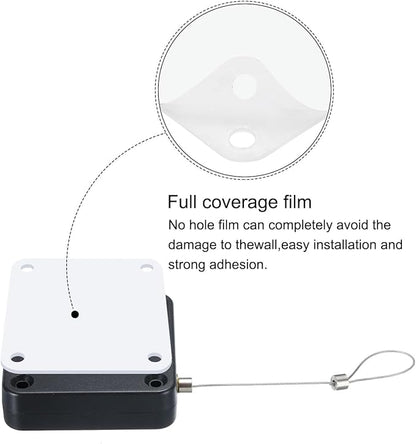 MECCANIXITY Punch Free Automatic Sensor Door Closer 39.4" Retractable Cable Lock - Image 4