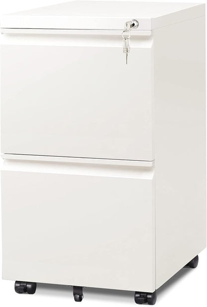 DEVAISE 2 Drawer Mobile File Cabinet by DEVAISE