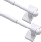 Turquoize 2 Pack Magnetic Curtain Rods for Metal Doors, 16-28", White | No Drilling Required, Strong Magnetic Hold, Easy Remove and Reposition, Fits Steel Doors, Washers, Dryers & Cabinets
