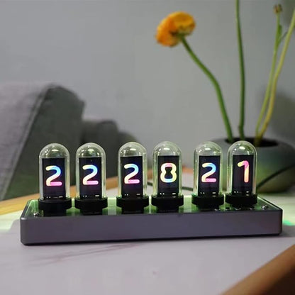 Adventurers IPS Nixie Tube Clock, Creative Electronic DIY Nixie Tube Clock - Image 9