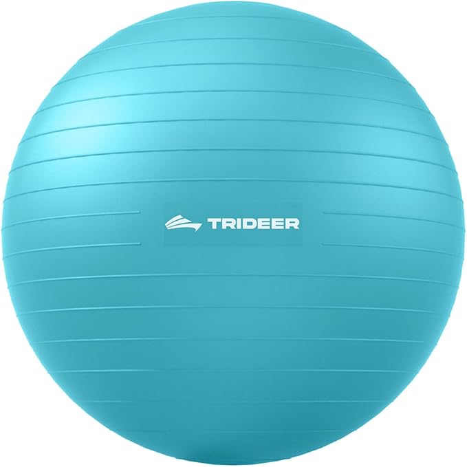Trideer Exercise Ball for Yoga, Pilates & Fitness – Stability Ball Equipment by Trideer