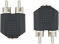 HAHIYO 3.2 F-2x3.2 RCA M Stereo Plug Interconnect Audio Two Males 3.2mm and one by HAHIYO