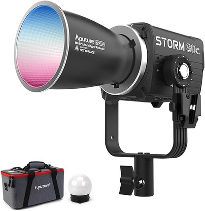 Aputure Storm 80c RGB LED Video Light - 80W Full-Color Point Source Fixture by Aputure