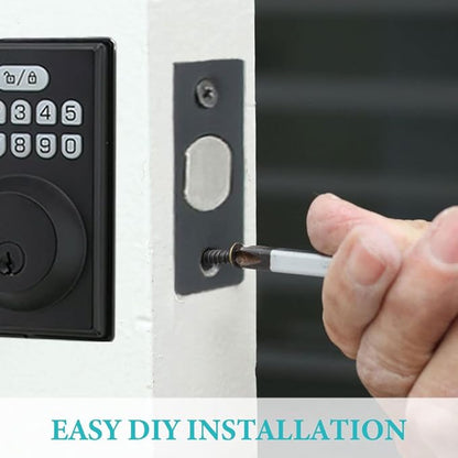 Keyless Entry Door Lock with 2 Handles, Electronic Keypad Deadbolt Front Door - Image 9