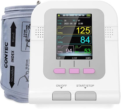 CONTEC Blood Pressure Monitor Upper Arm Cuff 3 Size Cuffs 300 Sets Memory - Image 8
