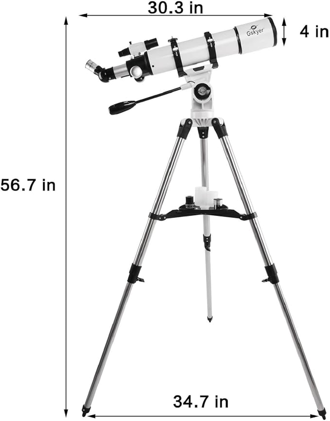 Gskyer Telescope 600x90mm AZ Astronomical Refractor Telescope - Image 7