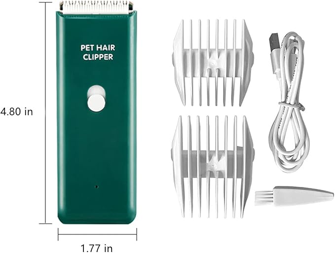 Dog Clippers, Quiet Washable USB Rechargeable Cordless Dog Grooming Kit - Image 2