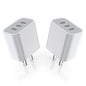 iPhone 16/17 Charger Block, USB C Charger 35W 3-Port Wall Cube Fast Type C by Unknown