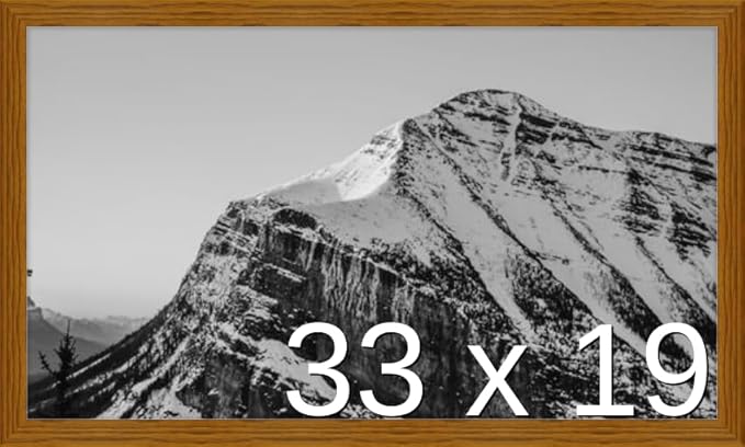 Frame It Easy 33 x 19 Hazel Wood Frame by FrameItEasy