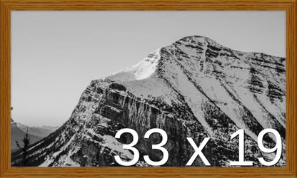 Frame It Easy 33 x 19 Hazel Wood Frame by FrameItEasy