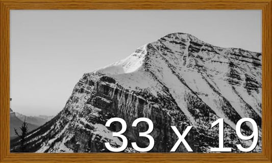 Frame It Easy 33 x 19 Hazel Wood Frame by FrameItEasy