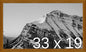 Frame It Easy 33 x 19 Hazel Wood Frame by FrameItEasy