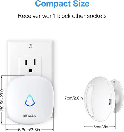 Wireless Motion Sensor Door Chime: Indoor Motion Detector Alarm Business Entry - Image 5