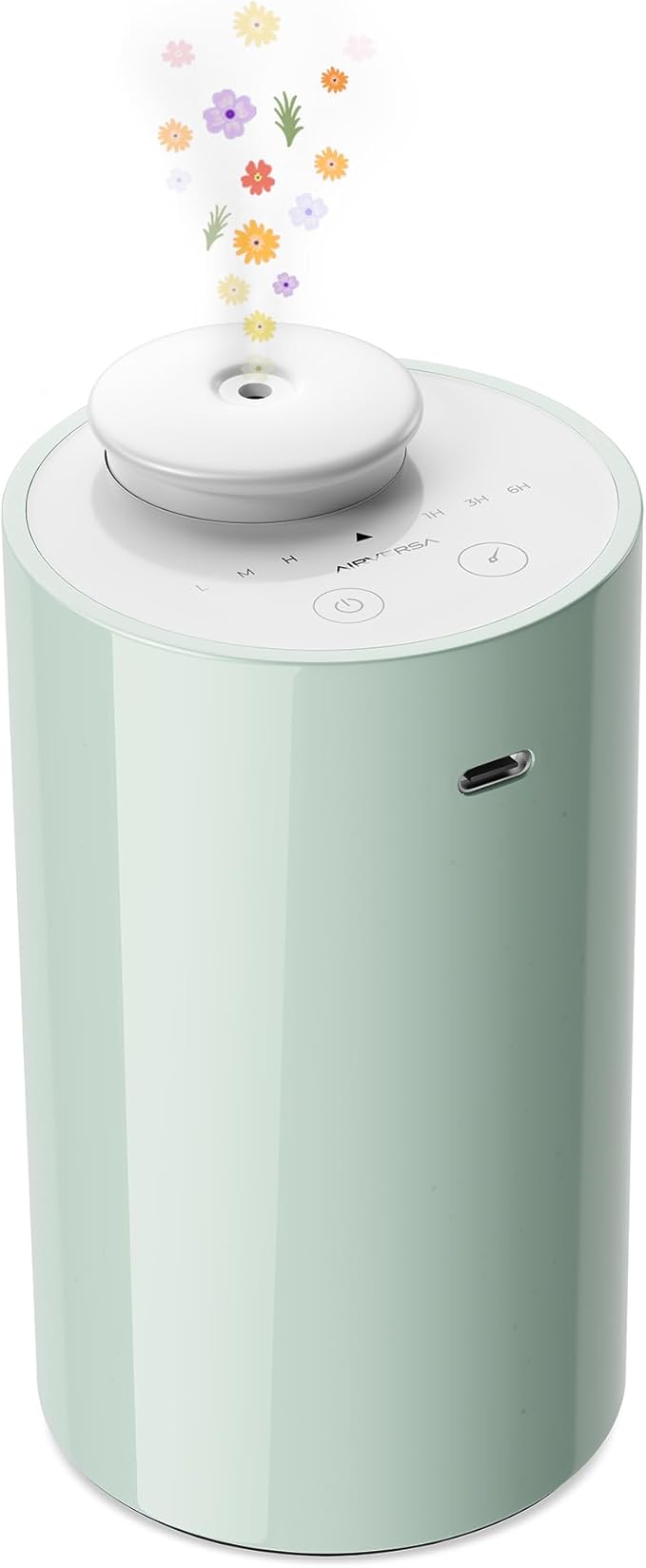 Airversa Waterless Diffuser for Essential Oil, Car Diffsuer, Battery Operated by Airversa