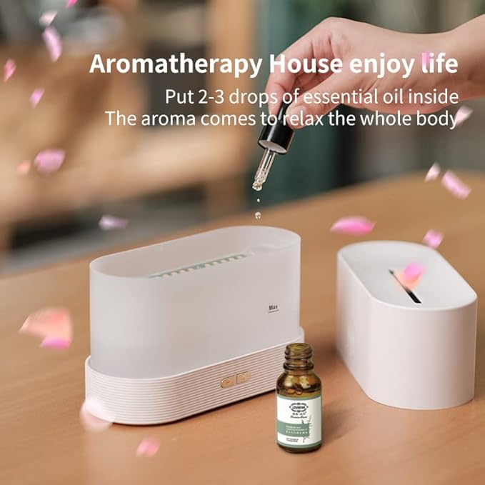Colorful Flame Air Aroma Diffuser Humidifier, Upgraded 7 Flame Color Noiseless - Image 4