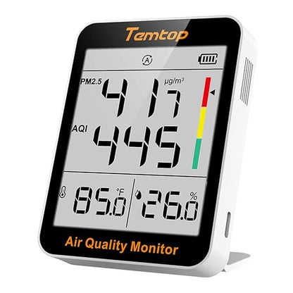 Temtop Air Quality Monitor Indoor Thermo-Hygrometer by Temtop