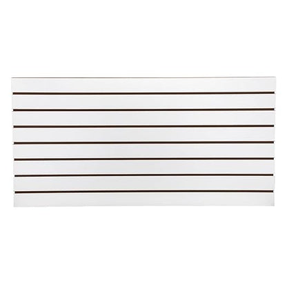 SSWBasics 4ft x 2ft Horizontal White Slatwall Panels Easy Organizer by SSWBasics