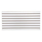 SSWBasics 4ft x 2ft Horizontal White Slatwall Panels Easy Organizer by SSWBasics