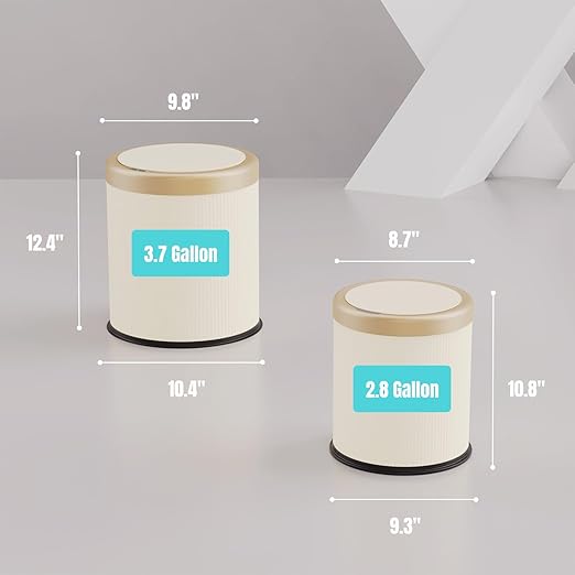 2Pack Automatic Bathroom Trash Can, Touchless Motion Sensor Garbage Can - Image 7