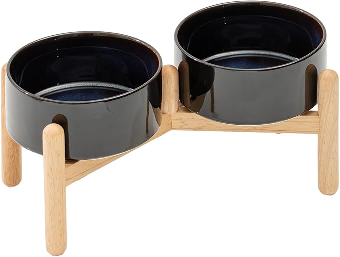 Ceramic 6.1inch Raised Dog Bowl by Havniva
