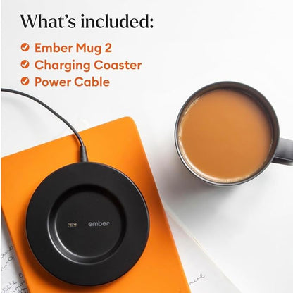 Ember Temperature Control Smart Mug 2, 10 Oz, App-Controlled Heated Coffee Mug - Image 6