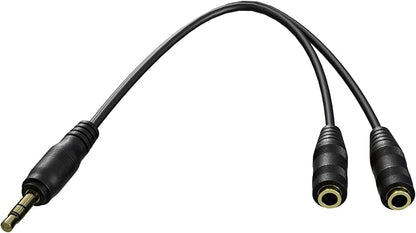 Tempting Table 3.5 mm Headphone Jack to Two 3.5 mm Speaker and Headphone AUX - Image 7