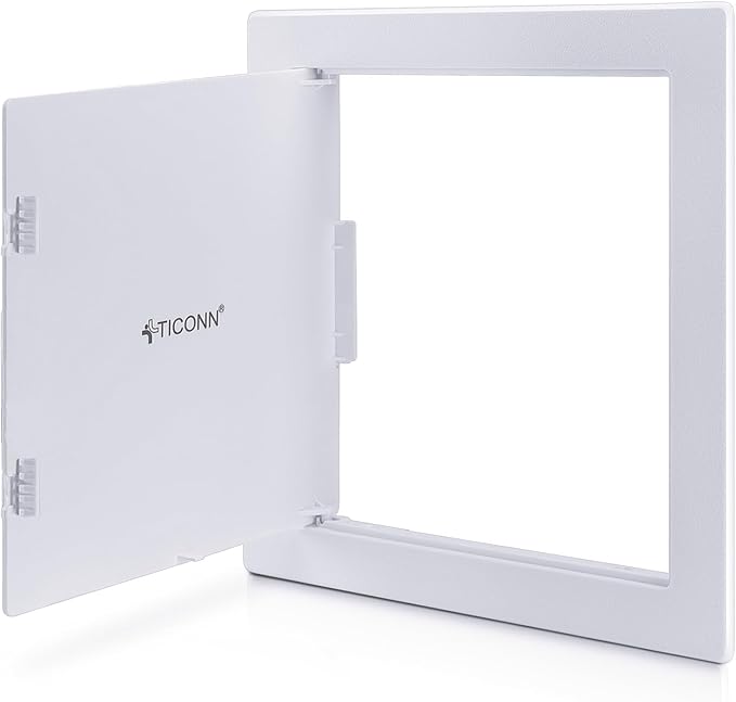 TICONN Access Panel for Drywall, 12 x 12 Inch ABS Plastic Wall Hole Cover by TICONN