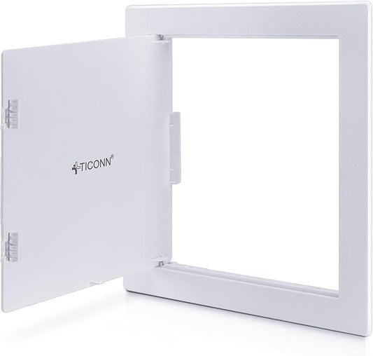 TICONN Access Panel for Drywall, 12 x 12 Inch ABS Plastic Wall Hole Cover by TICONN