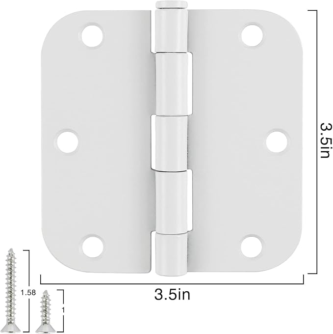 12 Pack Interior 3.5" Door Hinges - Image 5