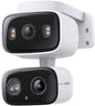 Tapo 2K Indoor/Outdoor Dual Lens Pan/Tilt Wired Security Camera by Tapo