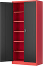 Metal Storage Cabinet-71” Tall Steel File Cabinets by Fesbos