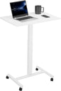 VIVO Mobile 28 inch Standing Laptop Cart, Height Adjustable Small Rolling Desk by VIVO
