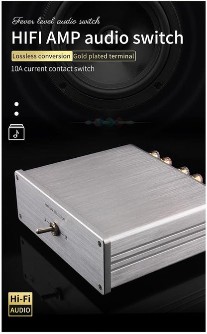 TKOWTB HiFi Lossless 4 in 1 Out 2 in 1 Out HiFi Stereo Audio Source Input - Image 8