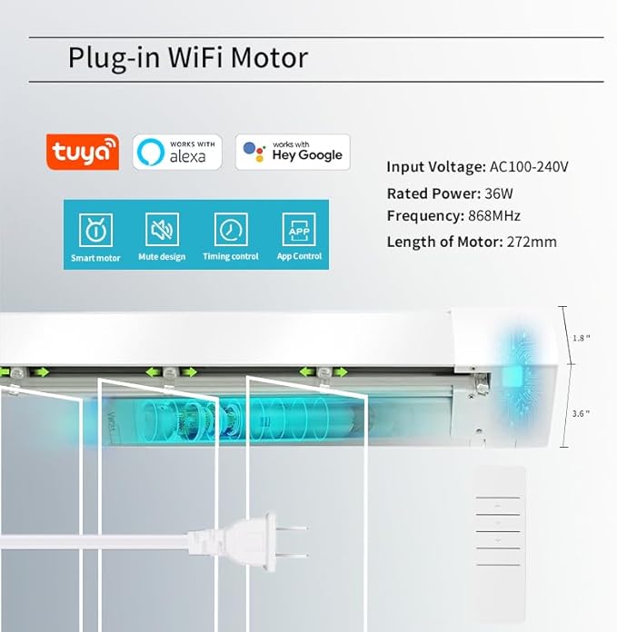 Blindify Motorized Vertical Blinds Compatible - Image 5