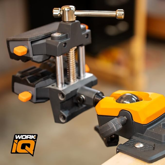 360° Rotating Bench Vise with 5" Jaw Pads - Image 3