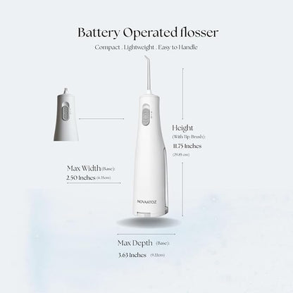 NOVAATOZ HydroOne Cordless Battery Operated Water Flosser - Image 8