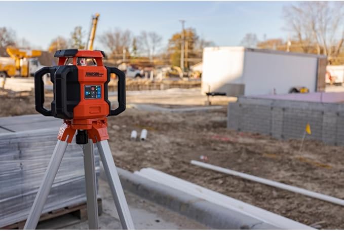 Johnson Level & Tool JRT300-RDHV-S Self-Leveling Red Dual Slope Rotary Laser - Image 4