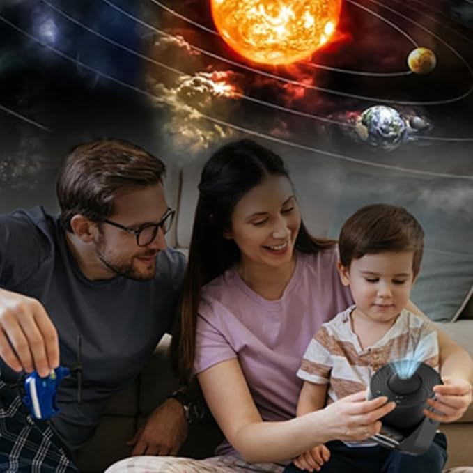 Planetarium Star Projector, Rusoso Galaxy Projector, 13 in 1 Film Discs - Image 6
