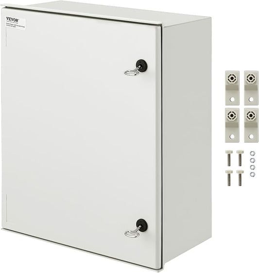VEVOR Fiberglass Enclosure 19.7 x 15.7 x7.9 Electrical Enclosure Box NEMA 3X by VEVOR