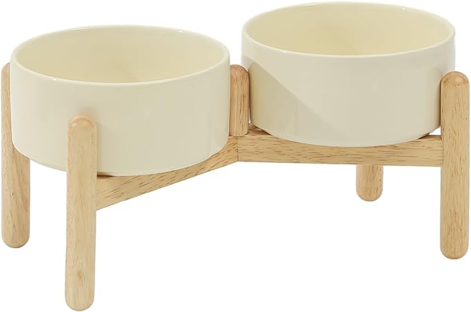 Ceramic 6.1inch Raised Dog Bowl by Havniva