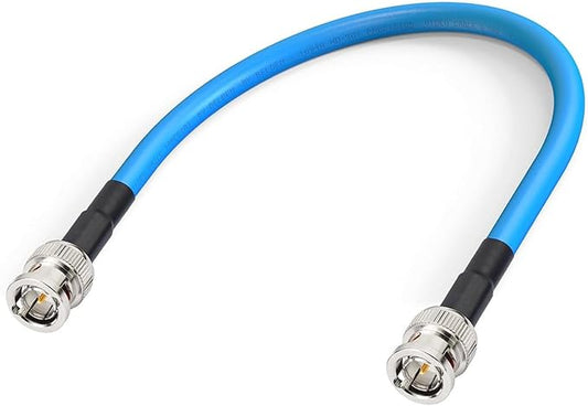 Superbat 3G/6G/12G SDI Cable 1ft BNC Jumper Belden 1694A Cable, Supports by SUPERBAT