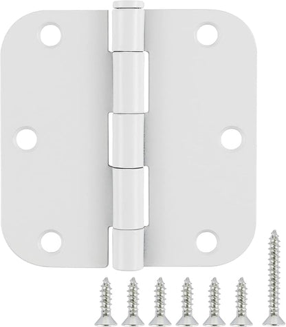 3 Pack White Door Hinges 3.5" Interior Hardware by TDCHINGES